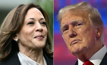 Donald Trump e Kamala Harris aparecem empatados em nova pesquisa nos EUA