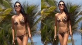 Demi Moore surge de biquíni em vídeo de férias no México; veja