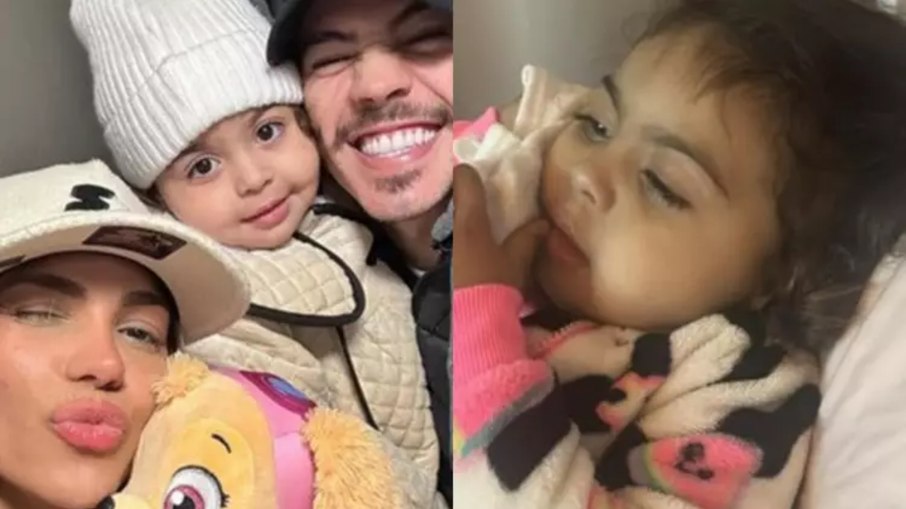 Tays Reis relata doença da filha e alerta pais sobre vírus Tays Reis relata doença da filha e alerta pais sobre vírus