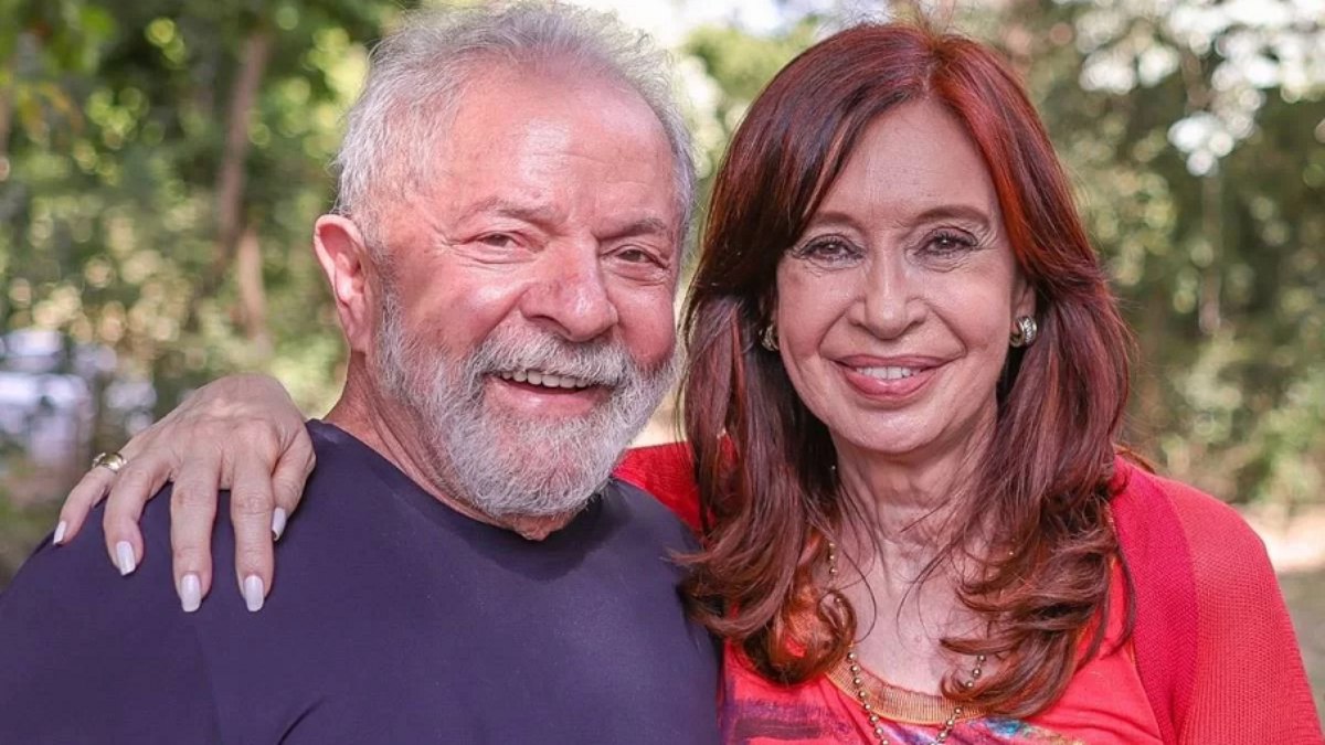 O presidente Lula e a ex-presidente da Argentina, Cristina Kirchner.