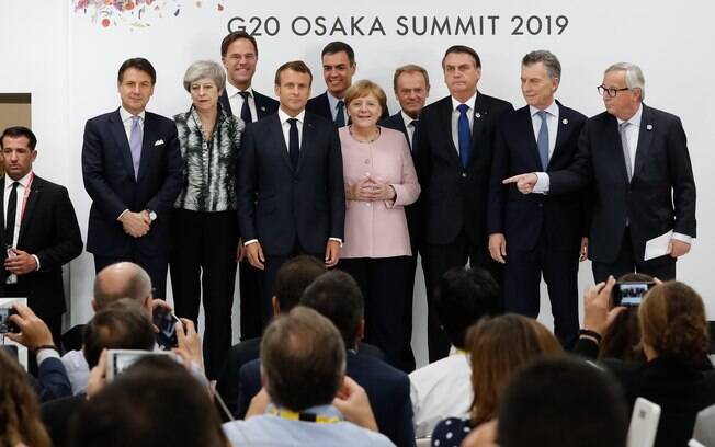 Líderes de países do Mercosul e da UE realizaram uma coletiva de imprensa em meio ao G-20 para anunciar acordo