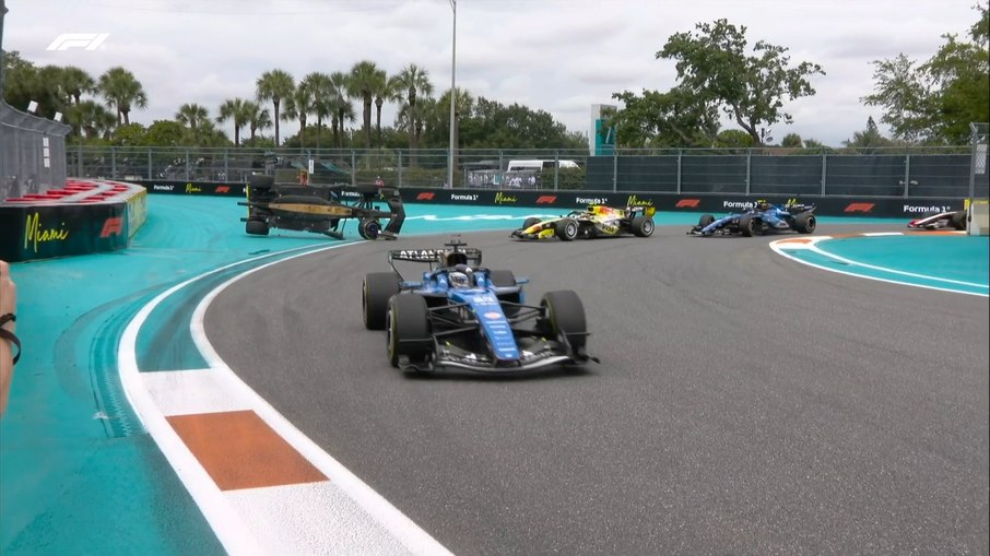 Gasly deixou a prova