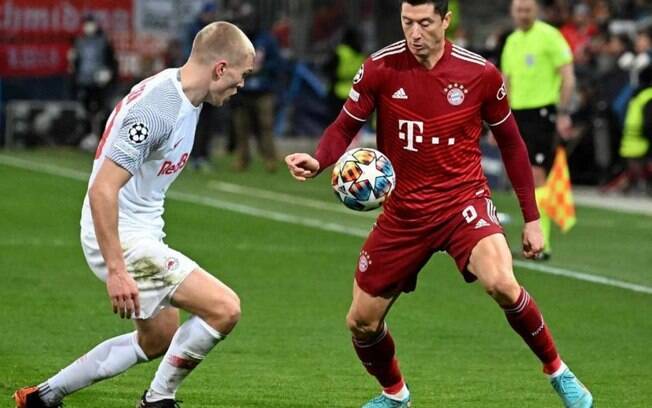 Nos minutos finais, Bayern de Munique arranca empate com o RB Salzburg pela Champions League
