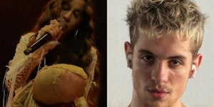 Marina Sena rasga boneco em show e Juliano Floss vira assunto