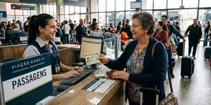 Pessoas idosas podem realizar viagens interestaduais de graça