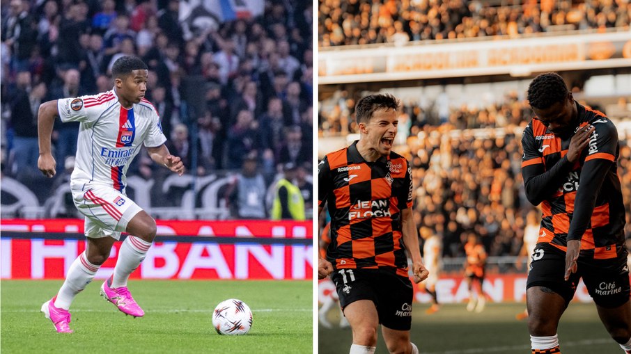 Endrick tenta voltar a balançar as redes pelo Lyon diante do Lorient