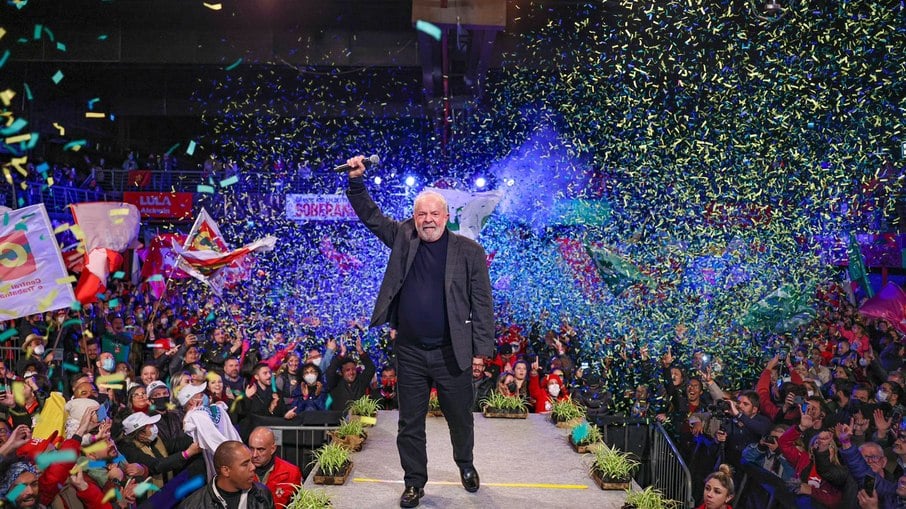 O ex-presidente Luiz Inácio Lula da Silva em evento no Rio Grande do Sul