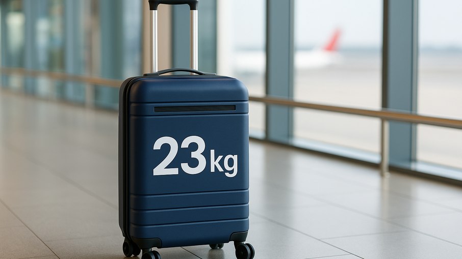 Cia aérea disponibiliza mala de bordo com 23kg Cia aérea disponibiliza mala de bordo com 23kg