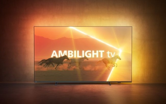 Philips traz ao Brasil TV Ambilight The Xtra com Mini LED e Google TV