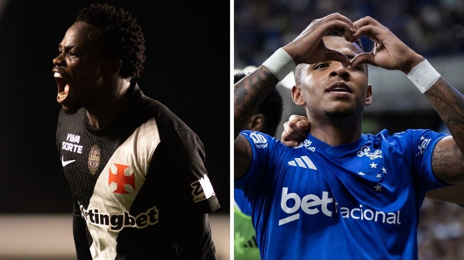 Vasco e Cruzeiro vivem momentos opostos no Brasileirão 2026