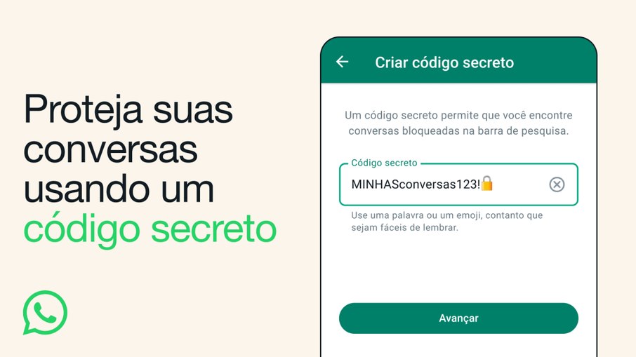 WhatsApp lança proteção de conversas com senha; saiba como usar