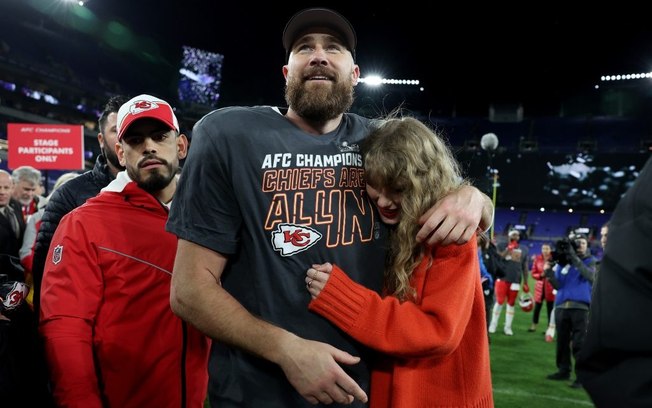 Com Taylor Swift na audiência, Kansas City Chiefs vence o Baltimore Ravens e chega ao seu 3º Super Bowl em cinco anos