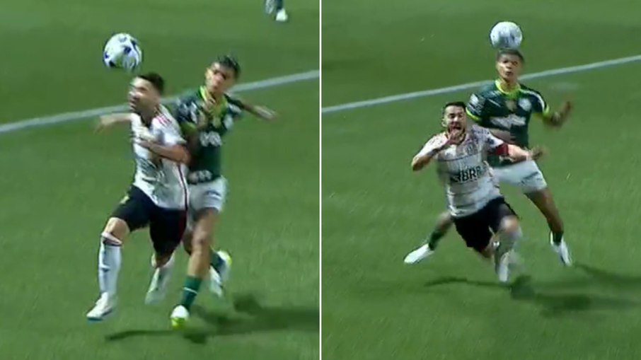 Pênalti não marcado de Richard Ríos em Éverton Ribeiro, no 1º turno do Brasileirão de 2023 Pênalti não marcado de Richard Ríos em Éverton Ribeiro, no 1º turno do Brasileirão de 2023