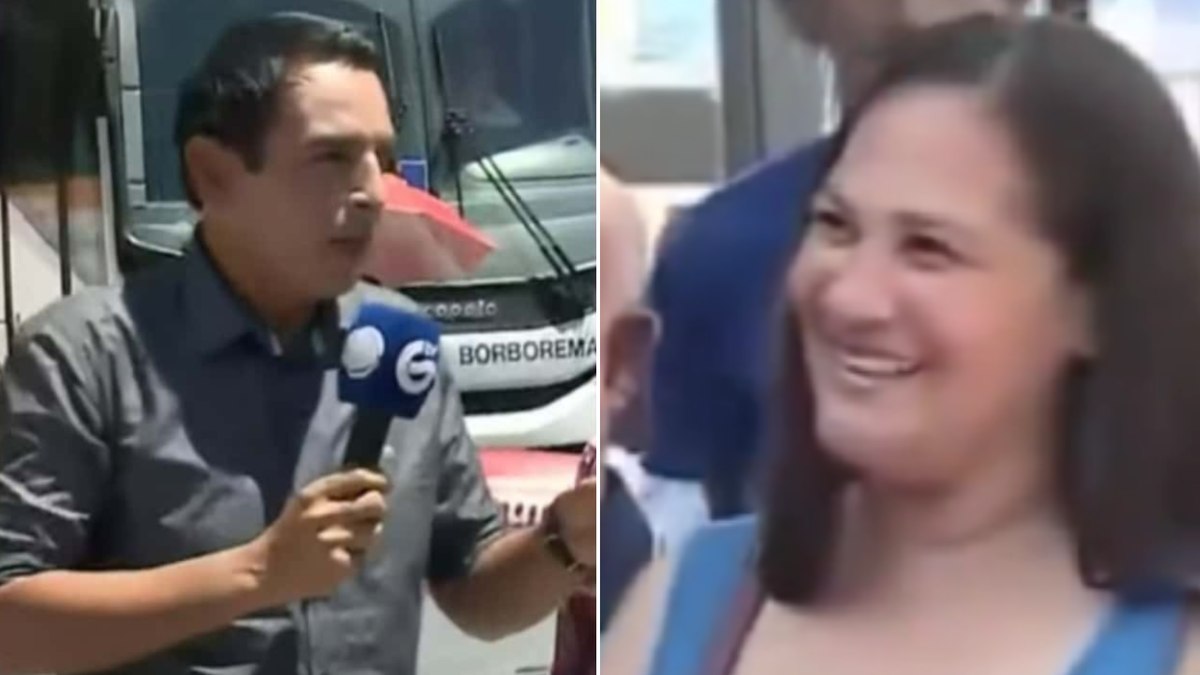 Repórter da Record comete gafe ao vivo ao entrevistar mulher: 'Está de quantos meses?'