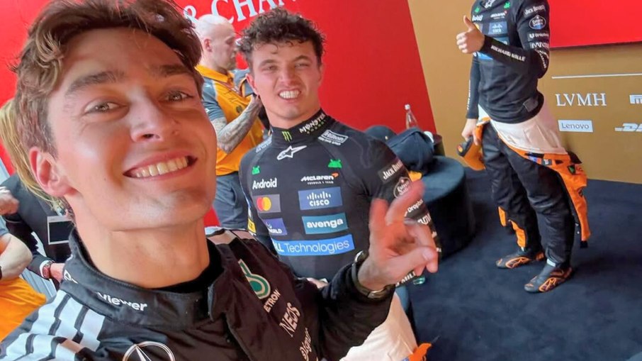 George Russell e Lando Norris