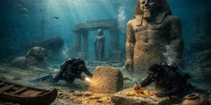 Cidade egípcia desaparecida é encontrada submersa