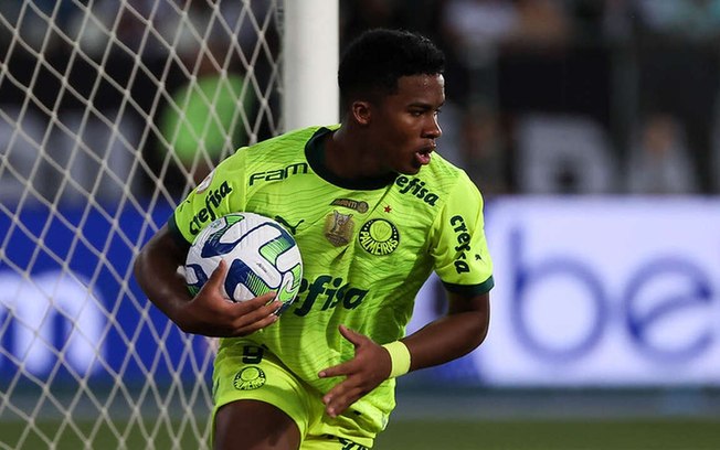 Endrick tem 11 gols pelo Palmeiras em 2023