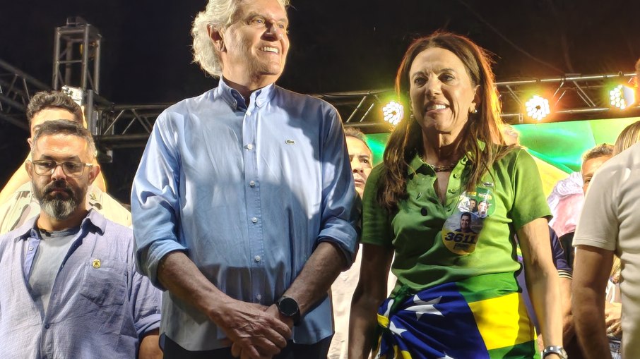 Caiado em campanha eleitoral 