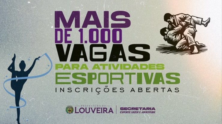 Louveira abre inscrições para mais de mil vagas em esportes