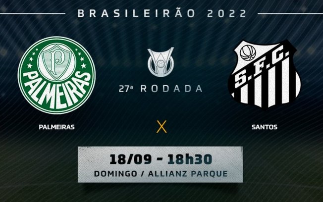 Palmeiras x Santos: prováveis times, desfalques e onde assistir ao clássico pelo Brasileirão