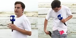 Apelou? Dudu Camargo tira a roupa em estreia na Record