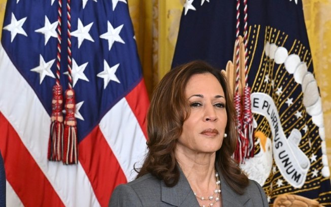 Vice-presidente e candidata eleitoral democrata, Kamala Harris, à Casa Branca em 26 de setembro de 2024