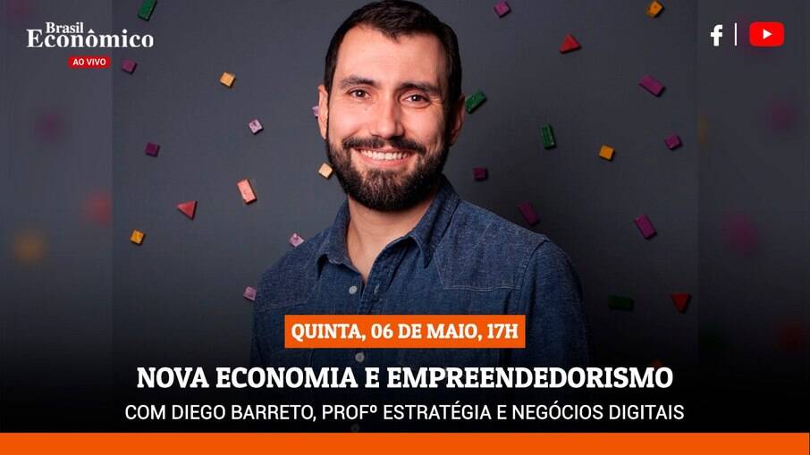 Barreto será o entrevistado da live do Brasil Econômico ao Vivo desta quinta-feira (6)
