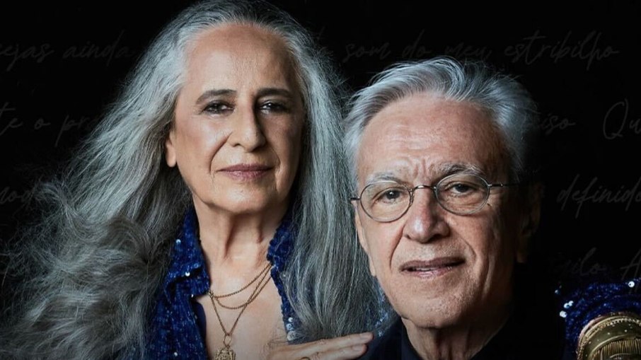 Caetano Veloso e Maria Bethânia anunciam novas datas da turnê; veja