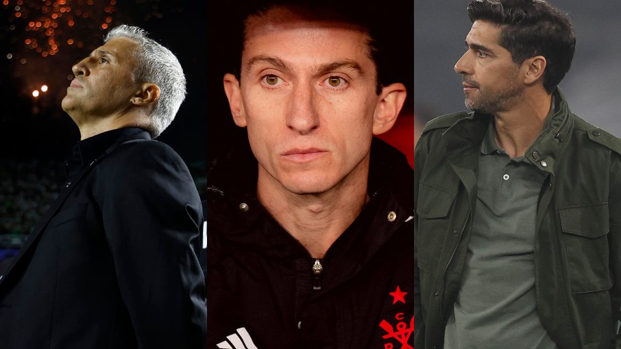 Crespo, Filipe Luís e Abel: os comandantes dos times brasileiros nas quartas da Libertadores 2025