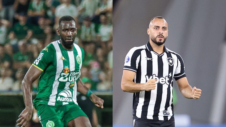 Bolasie e Arthur Cabral fazem embate de centroavantes em Chapecoense x Botafogo
