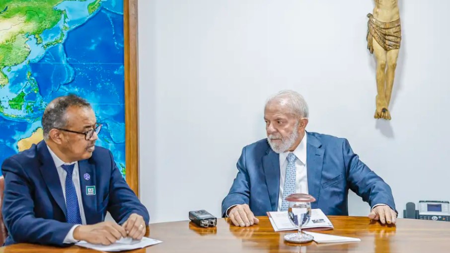  Tedros Adhanom Ghebreyesus, diretor da OMS, e Lula