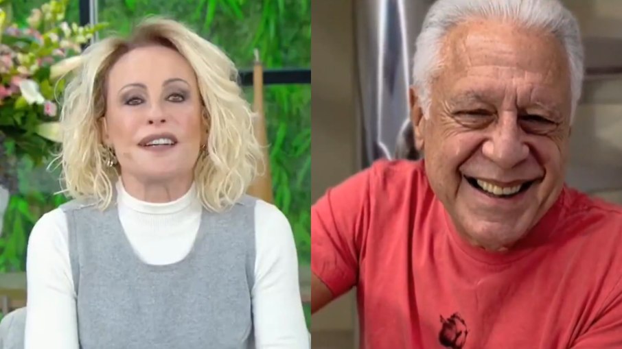 Ana Maria Braga recebe mensagem de Antônio Fagundes Ana Maria Braga recebe mensagem de Antônio Fagundes