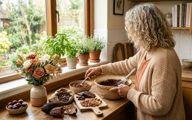 Cacau na menopausa: receitas que equilibram seus hormônios