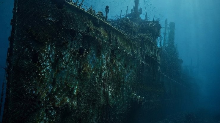 Naufrágio com 1.289 prisioneiros é encontrado no fundo do mar