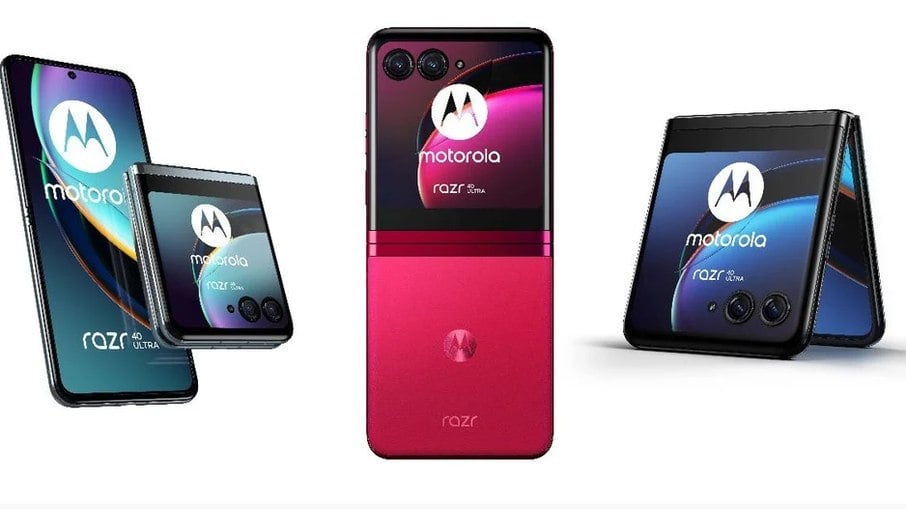 Renderização do Motorola RAZR 40 Ultra