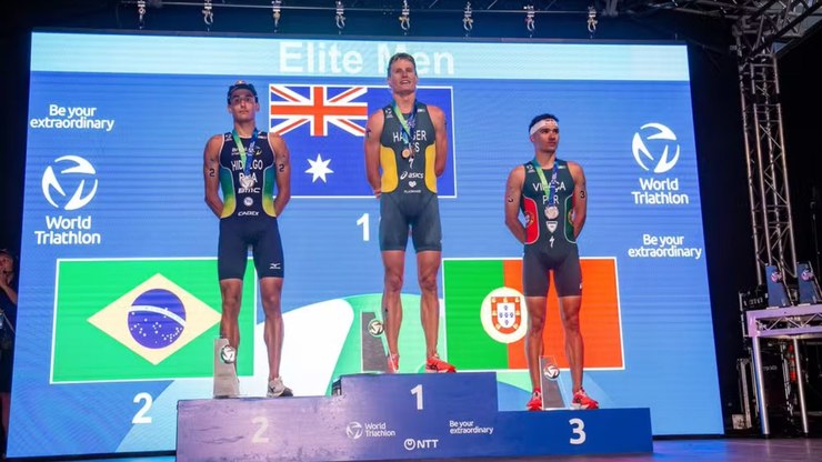 Brasileiro é vice-campeão mundial no triatlo