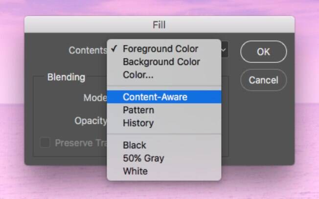 Content Aware - Como Remover Objetos com Photoshop