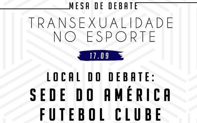 O América Mineiro apoia o debate sobre transexualidade no esporte