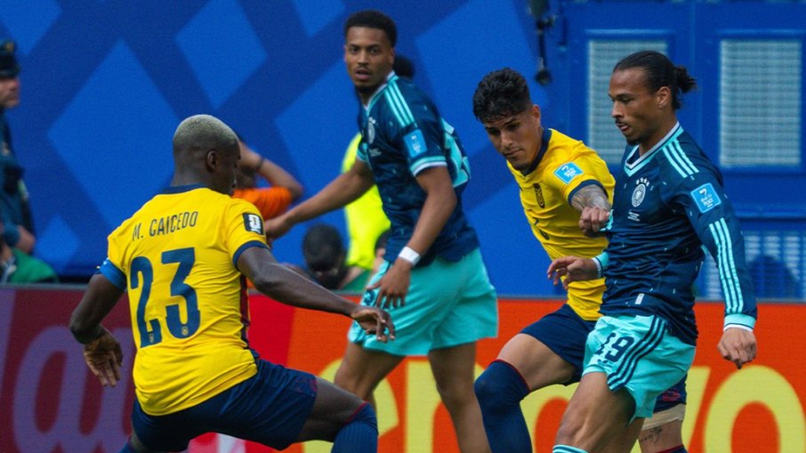 Equador pressionou a Alemanha desde o primeiro minuto