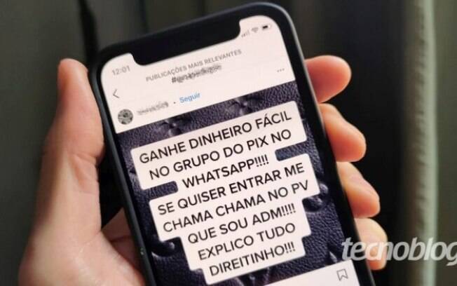 Grupos de Pix no WhatsApp viralizam, mas podem ser pirâmide