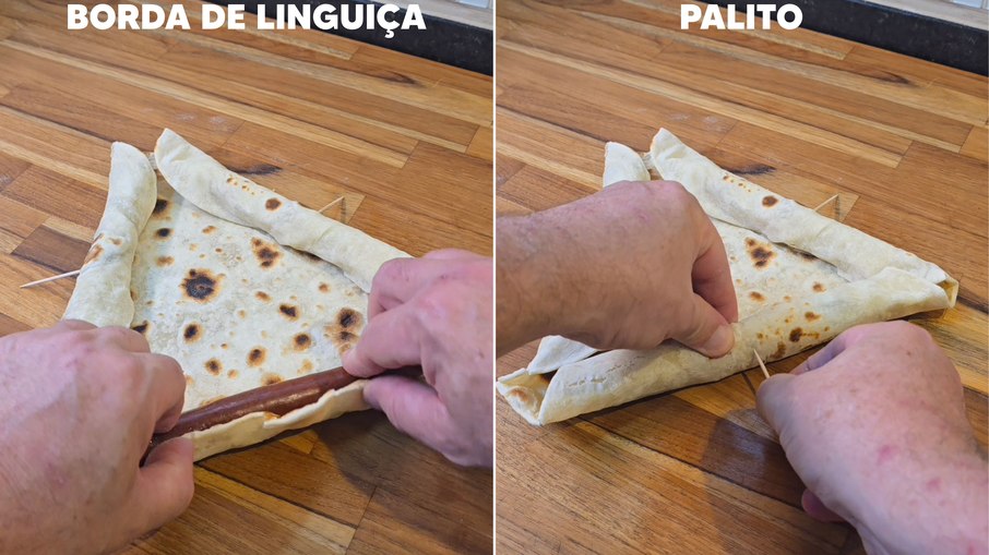 Lanche de tortilha