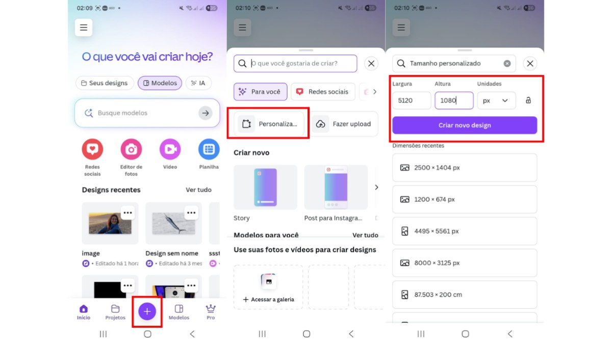 Passos para editar vídeo em estilo 'banner cinematográfico'