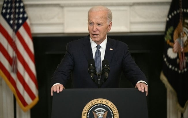 O presidente dos Estados Unidos, Joe Biden, fala sobre a situação no Oriente Médio na Casa Branca, em 31 de maio de 2024
