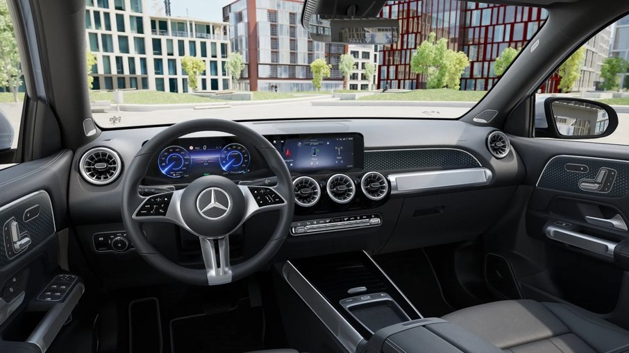 Interior do Mercedes-Benz EQB 250+ Interior do Mercedes-Benz EQB 250+