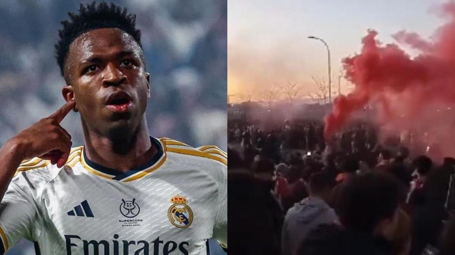 Torcida do Atlético de Madrid chama Vinicius Junior de chimpanzé