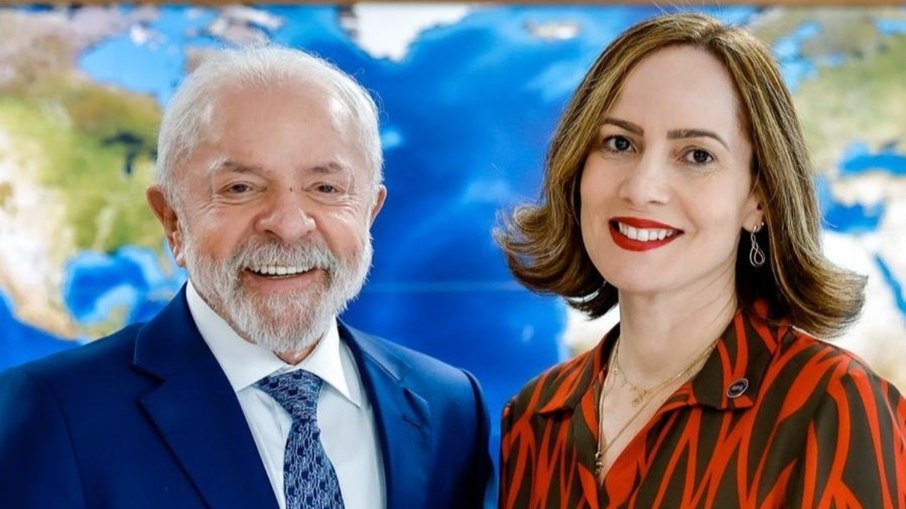 Luís Inácio Lula da Silva e Ana Cristina Viana Silveira