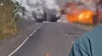 Caminhão-tanque explode no Pará e deixa equipe do SBT ferida