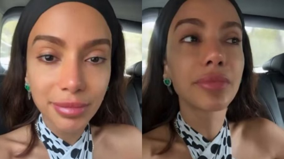 Anitta chora nas redes sociais