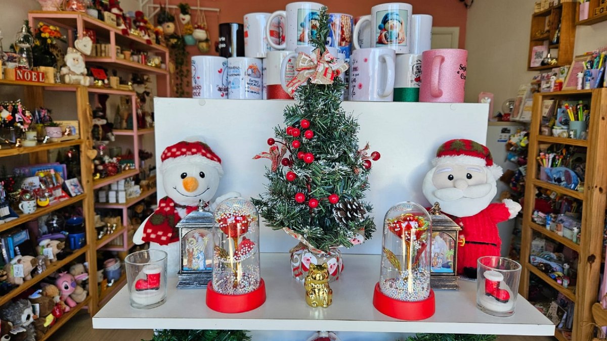 Produtos para o Natal farão para da Black Friday em loja de Valinhos
