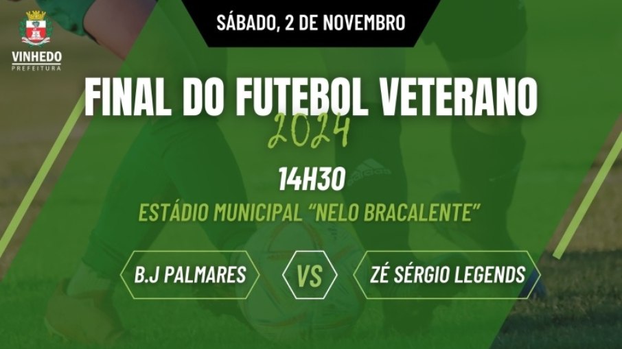 Atletas acima de 38 anos podem participar do campeonato de veteranos